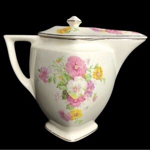 VTG Crooksville Pantry Bak-In by Ware Duckbill 8” Pitcher w/crazing